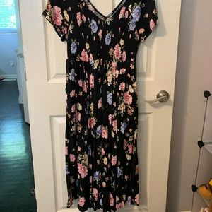 torrid floral maxi dress